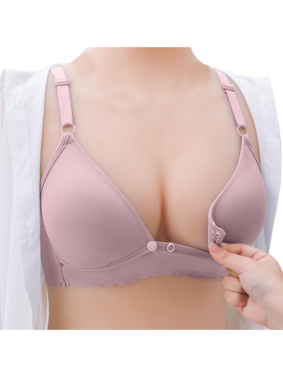 Women's Nursing Everyday Bras Adjustable Shoulder Strap Sagging Maternity Breastfeeding Seamless Bra Wireless Bralette
