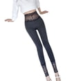 thumbnail image 1 of WCMZJ Women's Sheer Mesh Lace Leggings Stretchy High Waist Long Pants Lightweight Casual Pants, 1 of 6