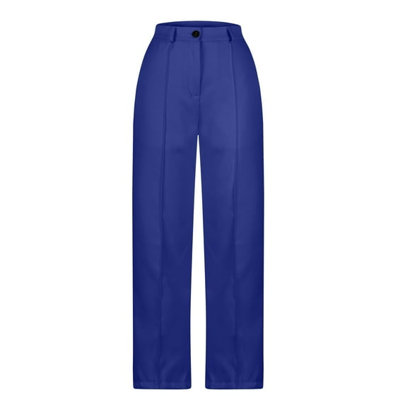 WCMZJ Women's Wide Leg Suit Pants Loose Fit High Elastic Waisted Business Casual Dressy Long Trousers Pant with Pockets