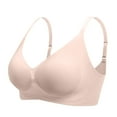 thumbnail image 1 of WCMZJ Womens Seamless Minimizer Bra Mesh Full Coverage Padded Lift Support Push Up Soft Smoothing Wireless Bra for Women, 1 of 4