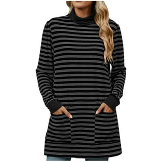 Casual Stripe Pocket Turtleneck Sweaters(6 Colors) Casual Stripe Pocket Turtleneck Sweaters(6 Colors)