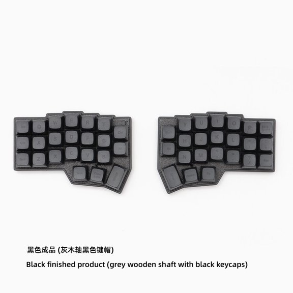 WCORNE V4.1 Wireless Split Ergonomic Keyboard, 2.4G VIAL Programmable Mechanical Keyboard with Hot-Swappable Switches