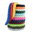 thumbnail image 1 of WCP Cotton Rope Soft 3 Twisted Strands 1/2 Inch Diameter in Various Colors and Sizes USA Made, 1 of 4
