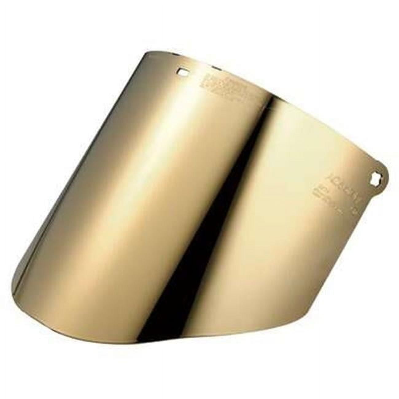 WCP96G Gold-Coated Polycarbonate Clear Faceshield Window with Hard Coat