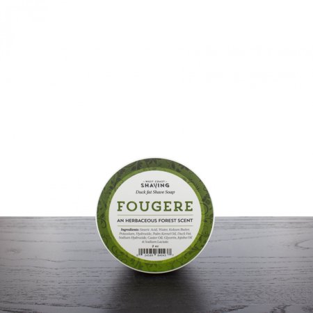 WCS Duck Fat Shaving Soap, Fougere, 2 oz