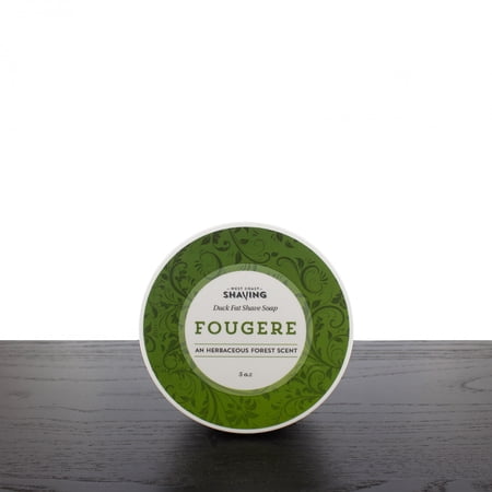 WCS Duck Fat Shaving Soap, Fougere, 5 oz
