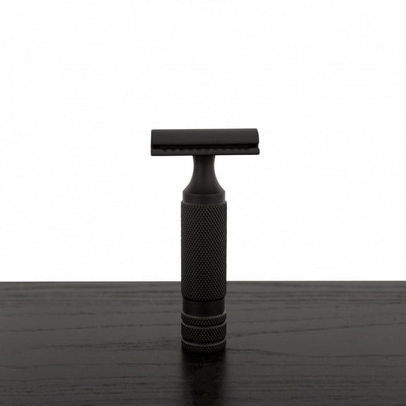 WCS Midnight Collection Razor 110B, Black Stainless Steel-WCS Exclusive Closed Comb (Lithe)