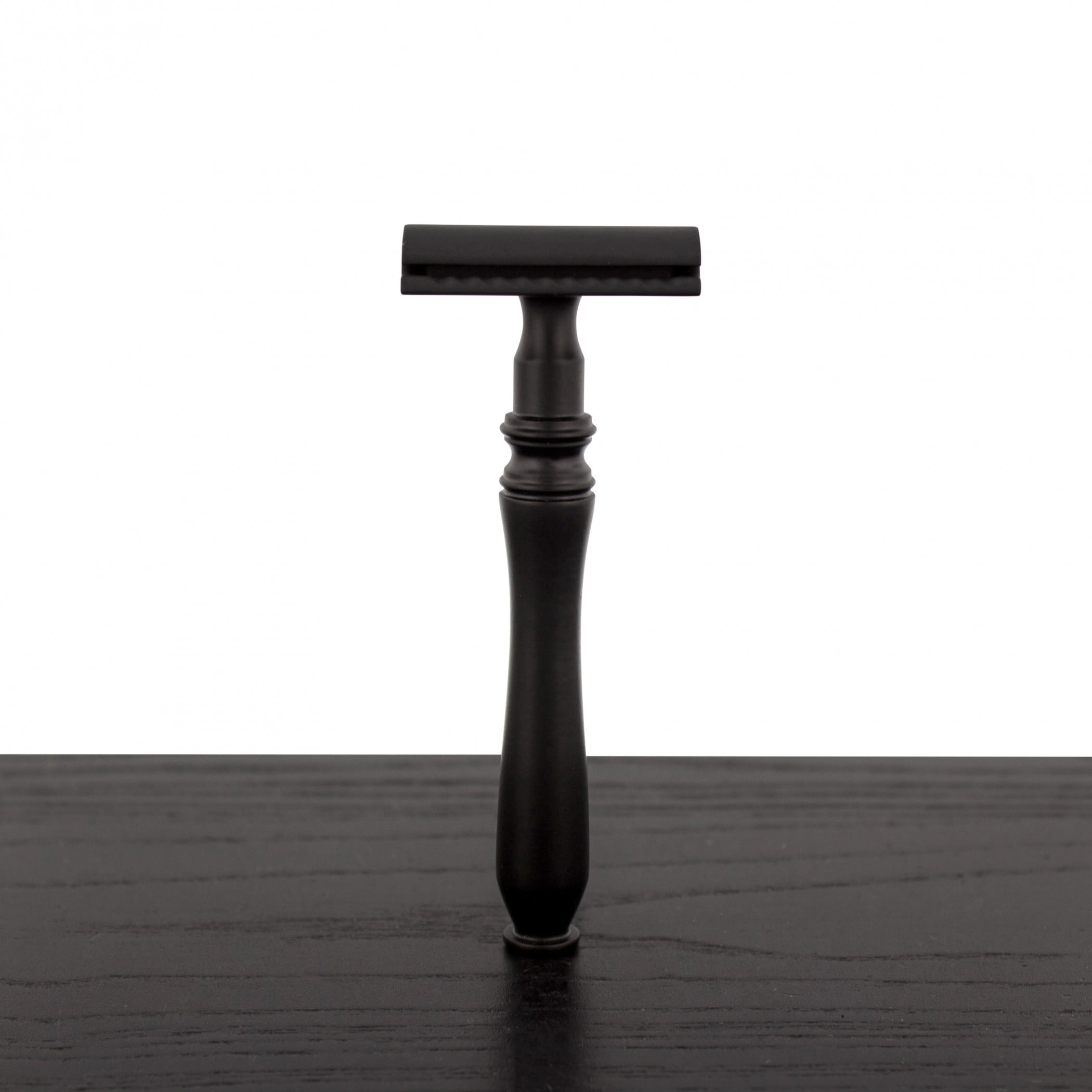 WCS Midnight Collection Razor 77B, Black Stainless Steel-Open Comb