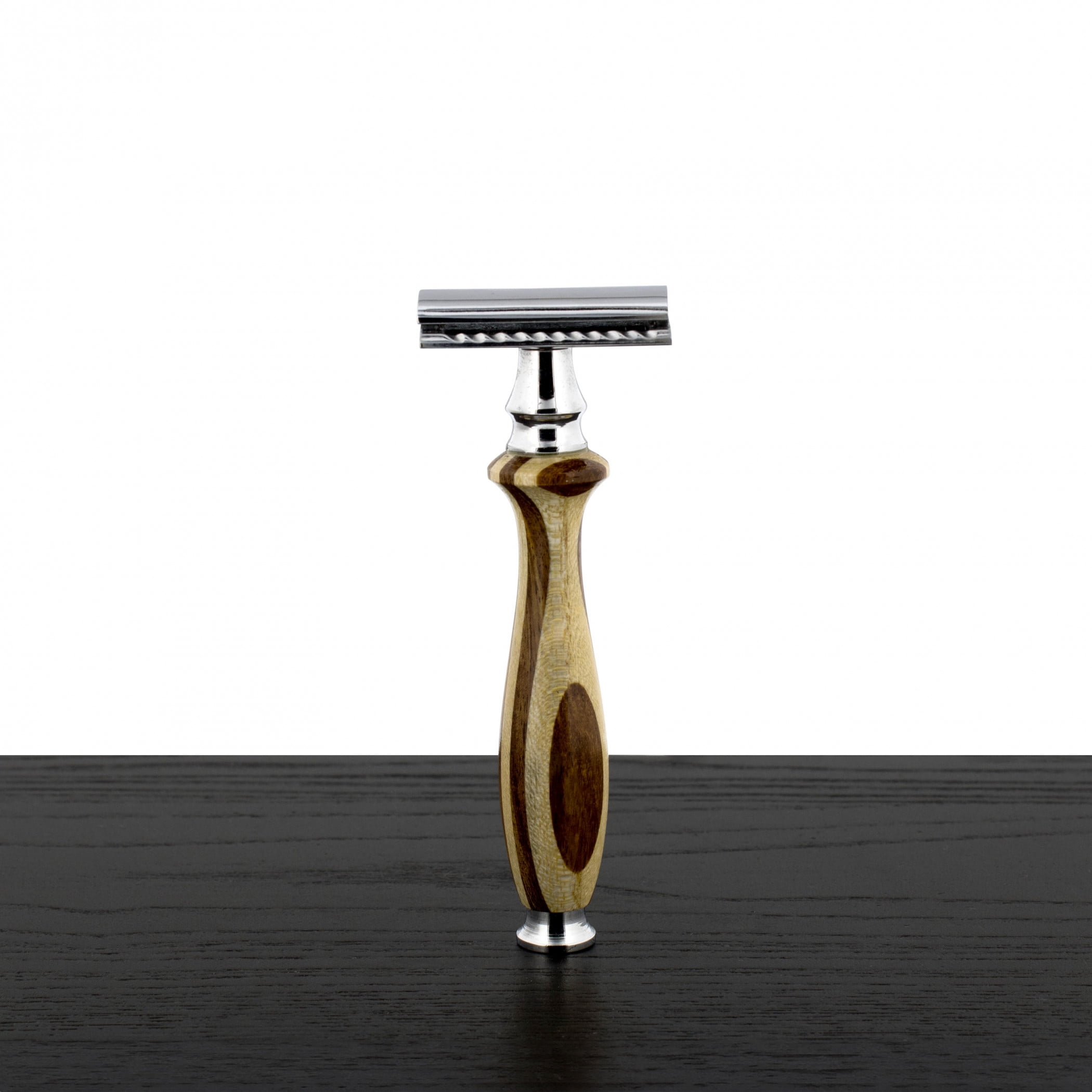 WCS Natural Collection Razor 38WS, Rosewood  and  White Ash-Closed Comb