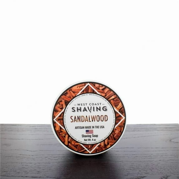West Coast Shaving SS-WCS-049 WCS Shaving Soap, Sandalwood