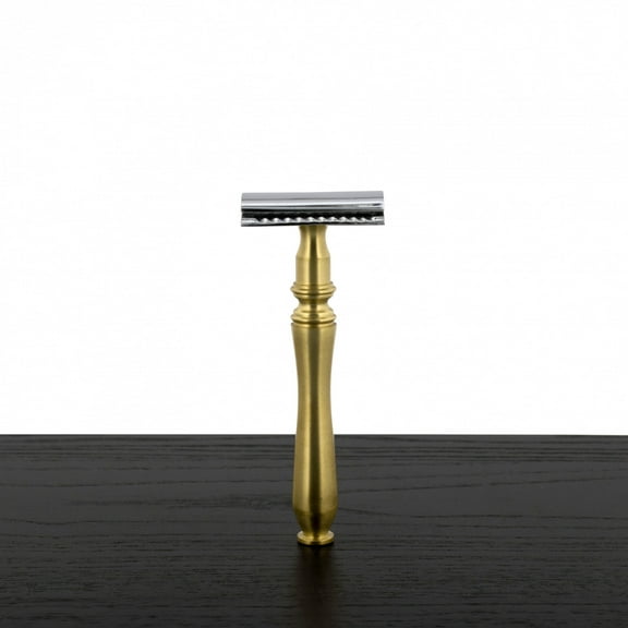WCS Vintage Collection Razor 77BR, Brass-Closed Comb