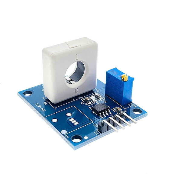 WCS1800 Hall Current Sensor Detector 35A Current Effect Sensor Module 5V Short Circuit Overcurrent Protection With Overcurrent Lamp-WCS1800