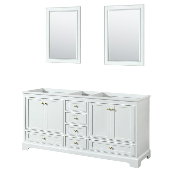 WCS202072DCXSXXM24 Deborah 71" Free Standing Double Wood Vani