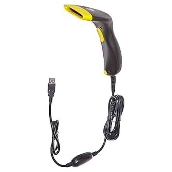 WCS3905 Handheld Barcode Scanner - CCD Laser Reader, 6ft USB, 45 Scan/s - 1D Barcode Scanner for Retail, POS, Warehouse