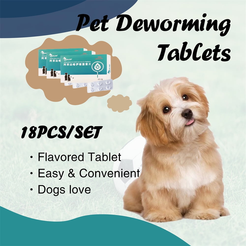 WCUCV Cat Tapeworm Dewormer, Cat Dewormer 6 Tablets/box Cat Wormer for All Worms6 Capsules Pet
