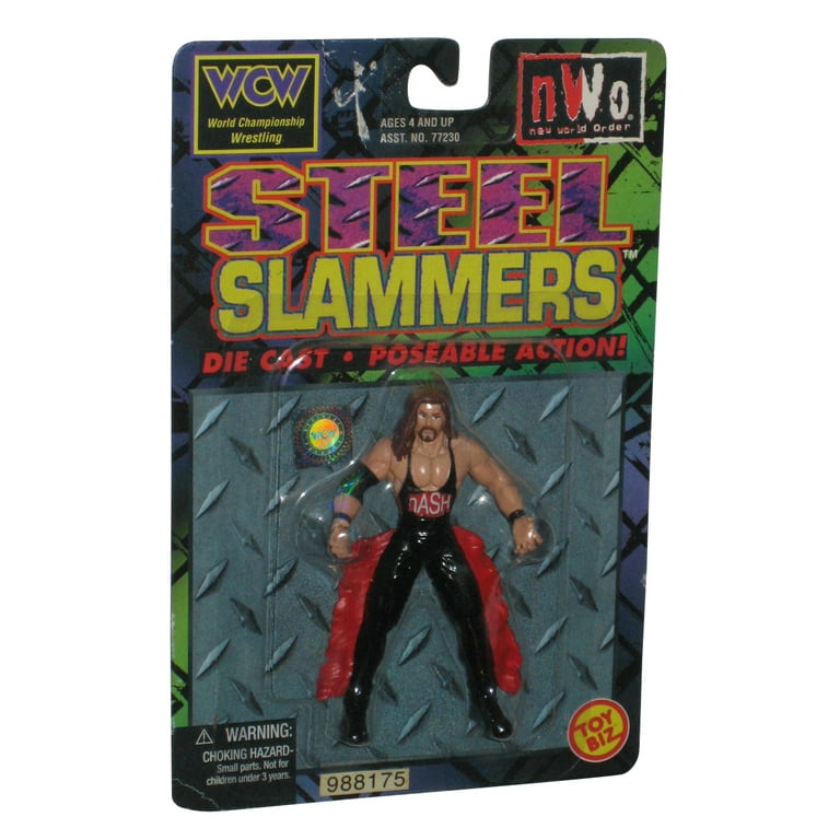 WCW NWO Steel Slammers Die-Cast Toy Biz WWE Kevin Nash Figure