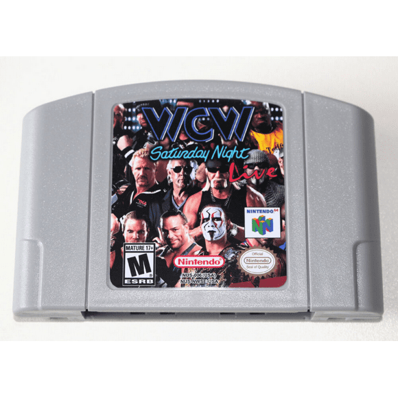 WCW Saturday Night Live Wrestling Match for N64 NTSC-U/C Video Games New Rated E: Everyone