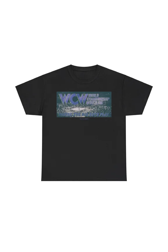 WCW World Championship Wrestling Commemorative Pro Fight Logo Unisex T-Shirt, up to size 5XL