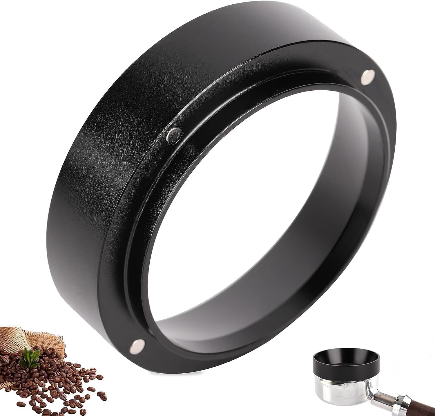 Espresso Dosing Ring 51mm/53mm/58mm Aluminum Alloy Coffee Dosing Funnel Portafilter Ring Coffee