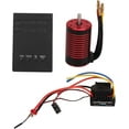 WCX Remote Control Car Brushless Motor, 4 Poles 12 Slots Rotor Low Voltage Cutoff Protection RC