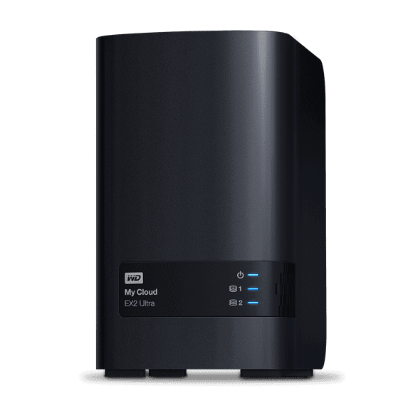 WD 0TB My Cloud Expert Series EX2 Ultra, 2-Bay Network Attached Storage, Diskless Enclosure - WDBVBZ0000NCH-NESN