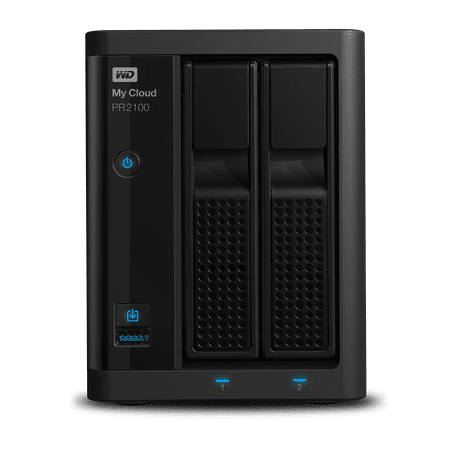 WD - My Cloud PR2100 2-Bay External Network Storage (NAS) - Black