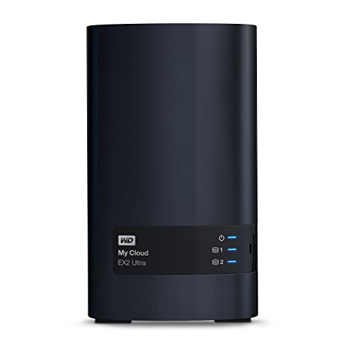 WD 12TB My Cloud EX2 Ultra NAS - Network Attached Storage - Dual-Core Processor (WDBVBZ0120JCH-NESN)