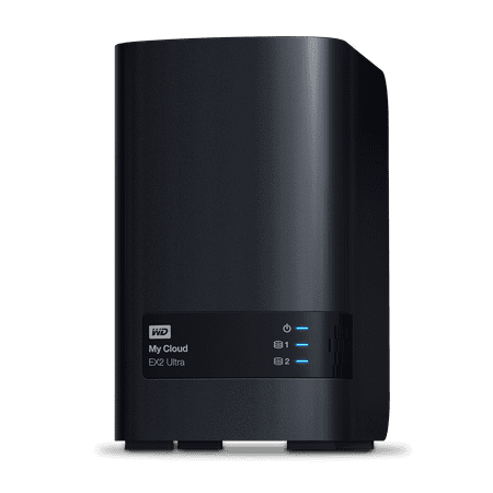WD - My Cloud EX2 Ultra 12TB 2-Bay RAID External Network Hard Drive - Charcoal
