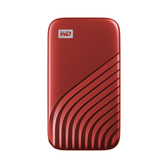 WD 1TB My Passport SSD, External Solid State Drive, Red - WDBAGF0010BRD-WESN