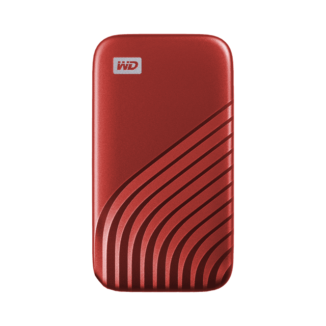 WD 1TB My Passport SSD, Portable External Solid State Drive, Red - WDBAGF0010BRD-WESN