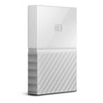 thumbnail image 1 of WD 1TB White My Passport Portable External Hard Drive - USB 3.0 - Model WDBYFT0010BWT-WESN, 1 of 8