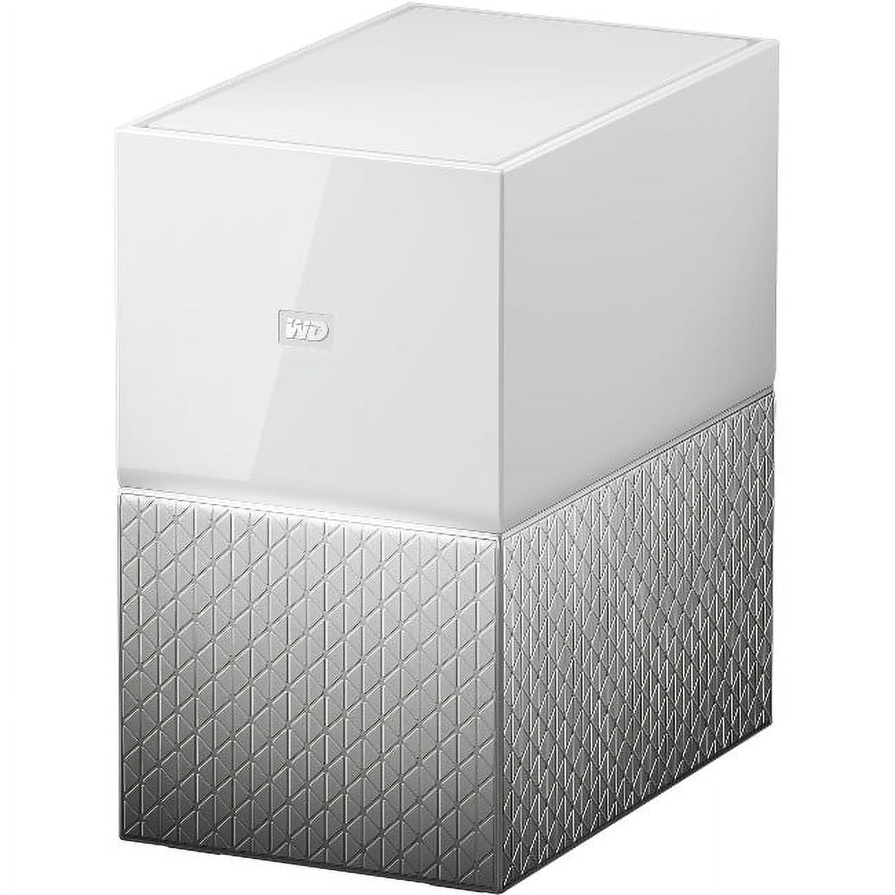 WD My Cloud Home Duo WDBMUT0200JWT - Personal cloud storage device - 2 bays - 20 TB - HDD 10 TB x 2 - RAID 1, JBOD - Gigabit Ethernet