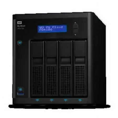 WD - My Cloud PR4100 24TB 4-Bay External Network Storage (NAS) - Black