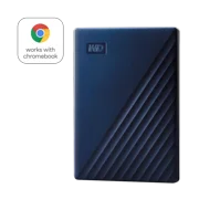 WD 2TB Drive for Chromebook, Portable External Hard Drive- WDBB7B0020BBL-WEWM