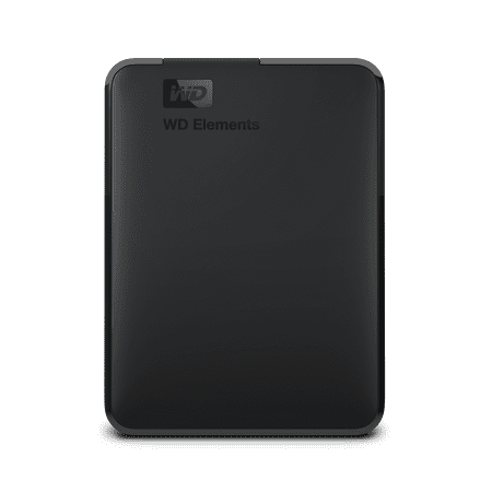 WD - Elements 2TB External USB 3.0 Portable Hard Drive - Black