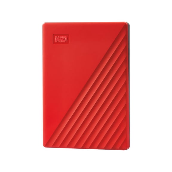 WD 2TB My Passport Portable Storage External Hard Drive USB 3.2 for PC/MAC Red (WDBYVG0020BRD-WESN)