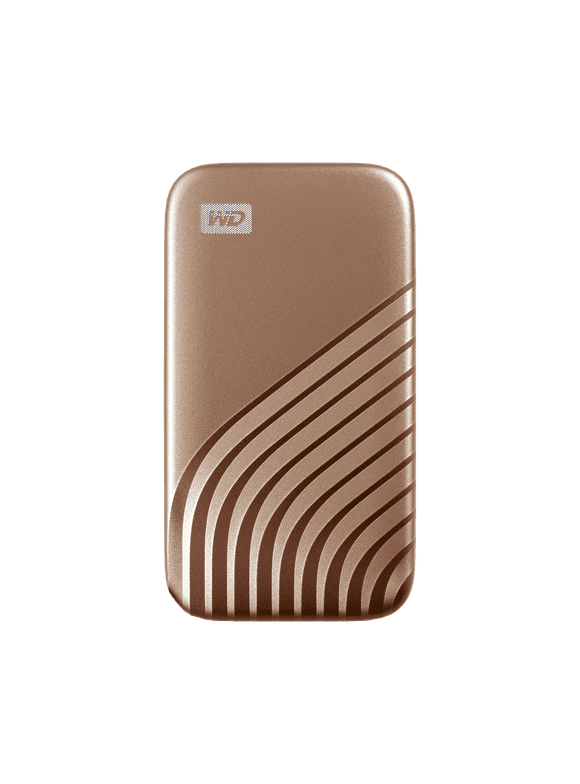 WD 2TB My Passport SSD, Portable External Solid State Drive, Gold - WDBAGF0020BGD-WESN