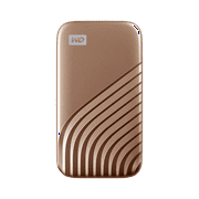WD 2TB My Passport SSD, External Solid State Drive, Gold - WDBAGF0020BGD-WESN