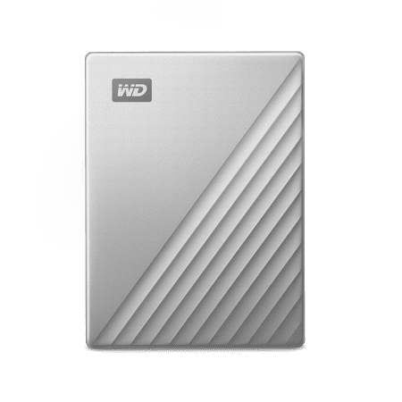 WD - My Passport Ultra 2TB External USB 3.0 Portable Hard Drive - Silver