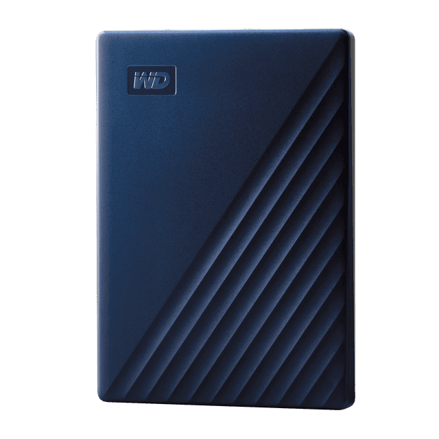 WD 2TB My Passport for Mac, Portable External Hard Drive, Blue - WDBA2D0020BBL-WESN