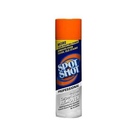 Spot Shot Professional Instant Carpet Stain Remover 18 oz Aerosol Spray, Pack of 1