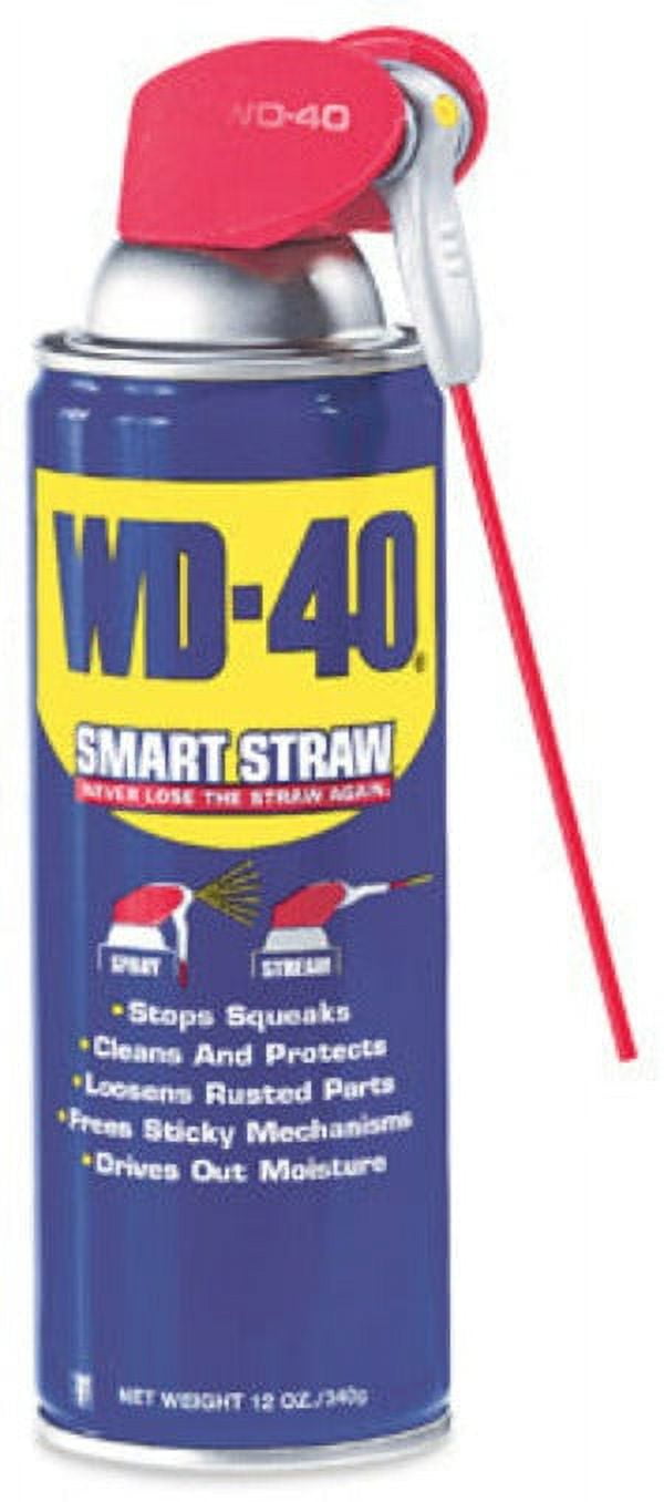 WD-40 490057 12 oz Can Of Aerosol Smart Straw Multi-Purpose Lubricant - Quantity of 3