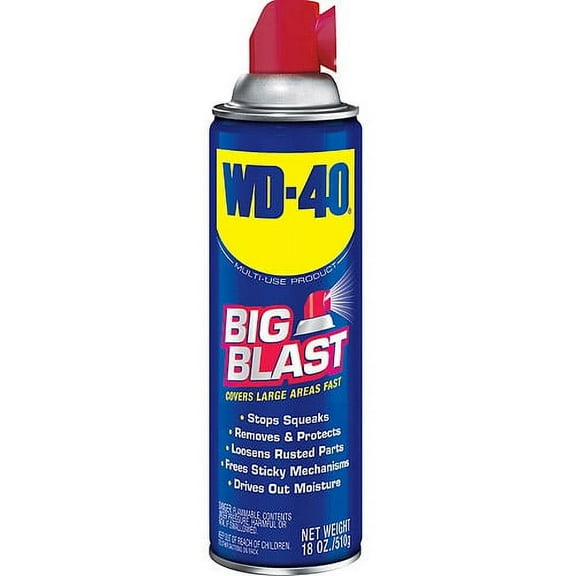 WD-40 Big Blast Wide-Area Spray Lubricating Oil, 18 oz