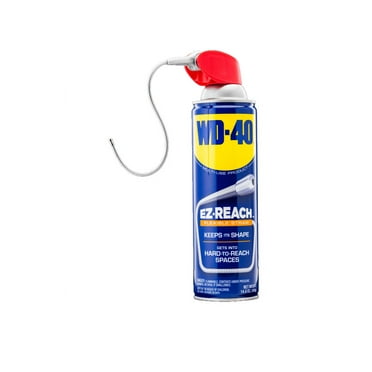 WD-40 EZ-REACH, Classic Formula, Multi-Purpose Lubricant Spray with 8 in. Flexible Straw, 14.4 oz.