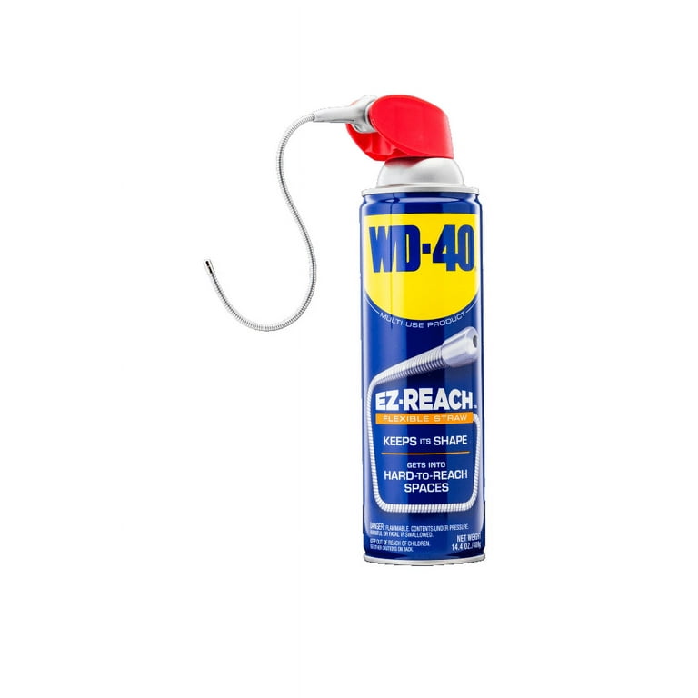 WD-40, Multi-Purpose Lubricant Spray, 14.4 oz, Flexible Straw