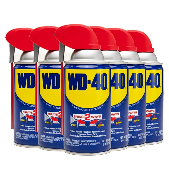 WD-40 Multi-Purpose Machine and Tool Lubricant Spray, 8 oz (6 Pack) Sold as a case