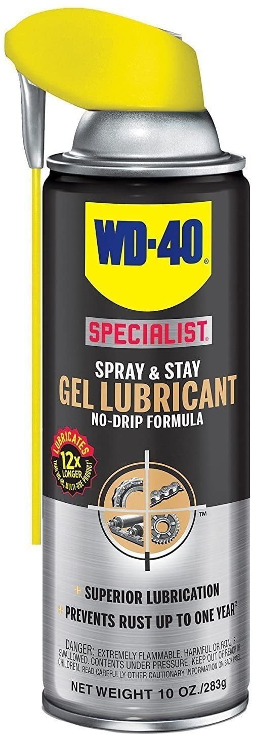 WD-40 Specialist 300103 Gel Lubricant Spray & Stay Aerosol Can, 10 oz