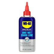 WD-40 Specialist Bike Wet Chain Lube, Count per Pack - 1, Bicycle Lubricant, 4 fl. oz.