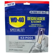 WD-40 Specialist Degreaser and Cleaner EZ-PODS, Customizable Industrial-Strength Concentrate, Multi-Surface Cleaning Solution, 1-Pack of 20 PODS