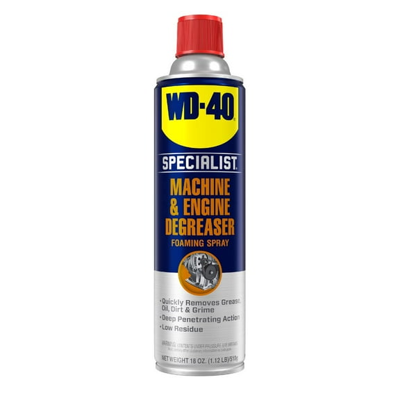 WD-40 Specialist Machine & Engine Degreaser Foaming Spray, 18 oz